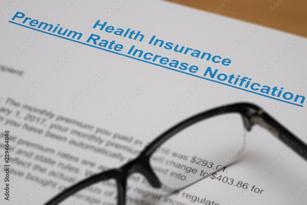 NOTICE OF INCREASING IN PREMIUM RATE OF HEALTH INSURANCE WITH A CALCULATOR (SOFT FOCUS) NOTICE OF INCREASING IN PREMIUM RATE OF HEALTH INSURANCE WITH A CALCULATOR (SOFT FOCUS)