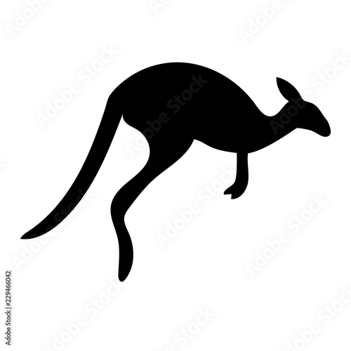 Kangaroo silhoutte, Australian Kangaroo