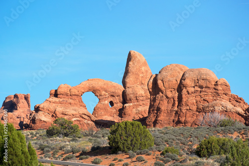 TURRET ARCH / ARCHES NATIONAL PARK, UTAH, USA