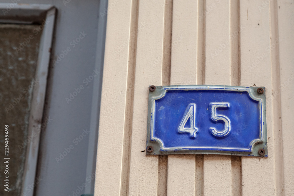 House numbers from France, Belguim, Sweden, Denmark, Finland and St Petersburg House numbers from France, Belguim, Sweden, Denmark, Finland and St Petersburg