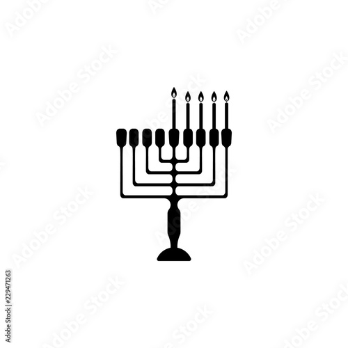 fourth night of Chanukah icon. Element of hanukkah icon for mobile concept and web apps. Detailed fourth night of Chanukah icon can be used for web and mobile