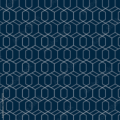 Pattern Geometric blue background