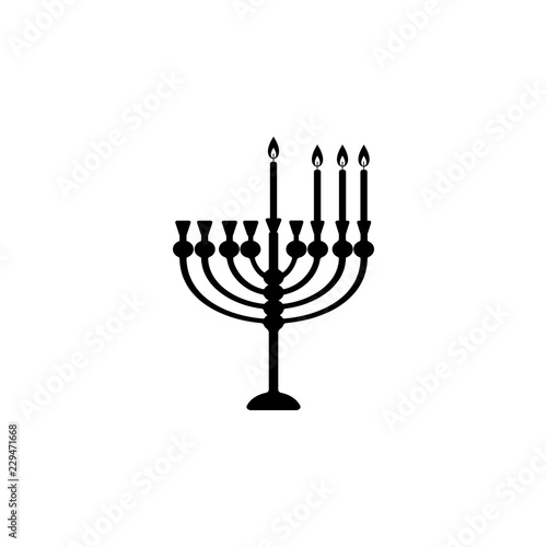 third night of Chanukah icon. Element of hanukkah icon for mobile concept and web apps. Detailed third night of Chanukah icon can be used for web and mobile