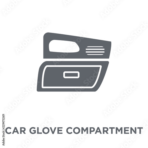 car glove compartment icon from Car parts collection.
