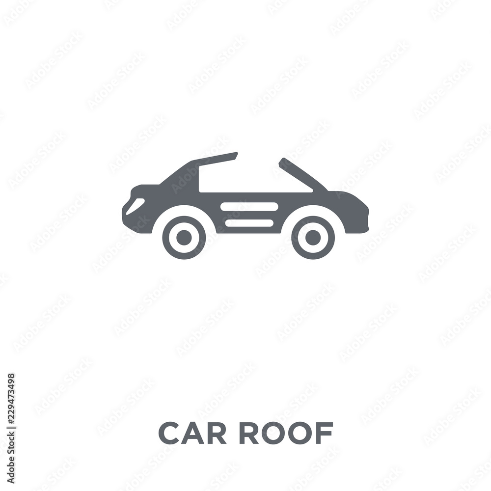 car roof icon from Car parts collection.