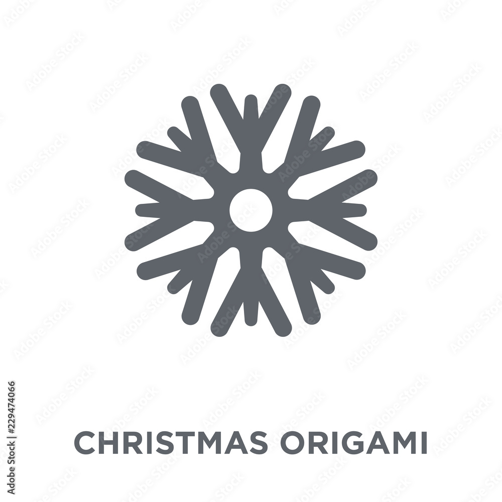 christmas Origami icon from Christmas collection. christmas Origami icon from Christmas collection.
