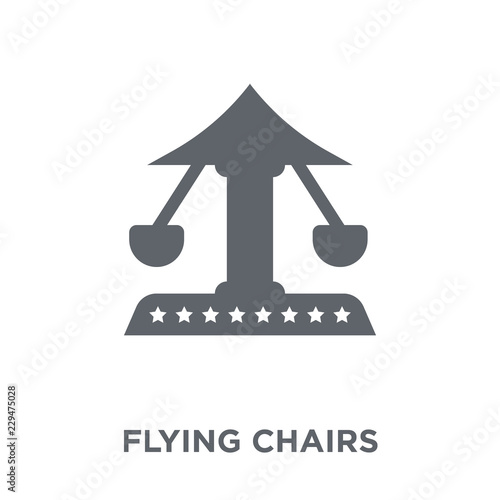 Flying chairs icon from Circus collection. © t-vector-icons