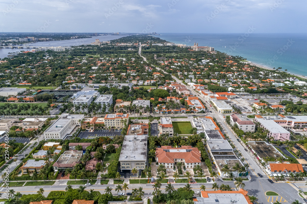 Obraz premium palm Beach Aerials Florida