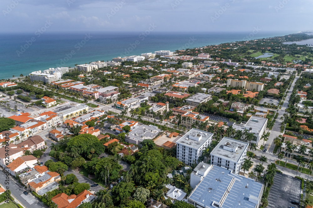Obraz premium palm Beach Aerials Florida