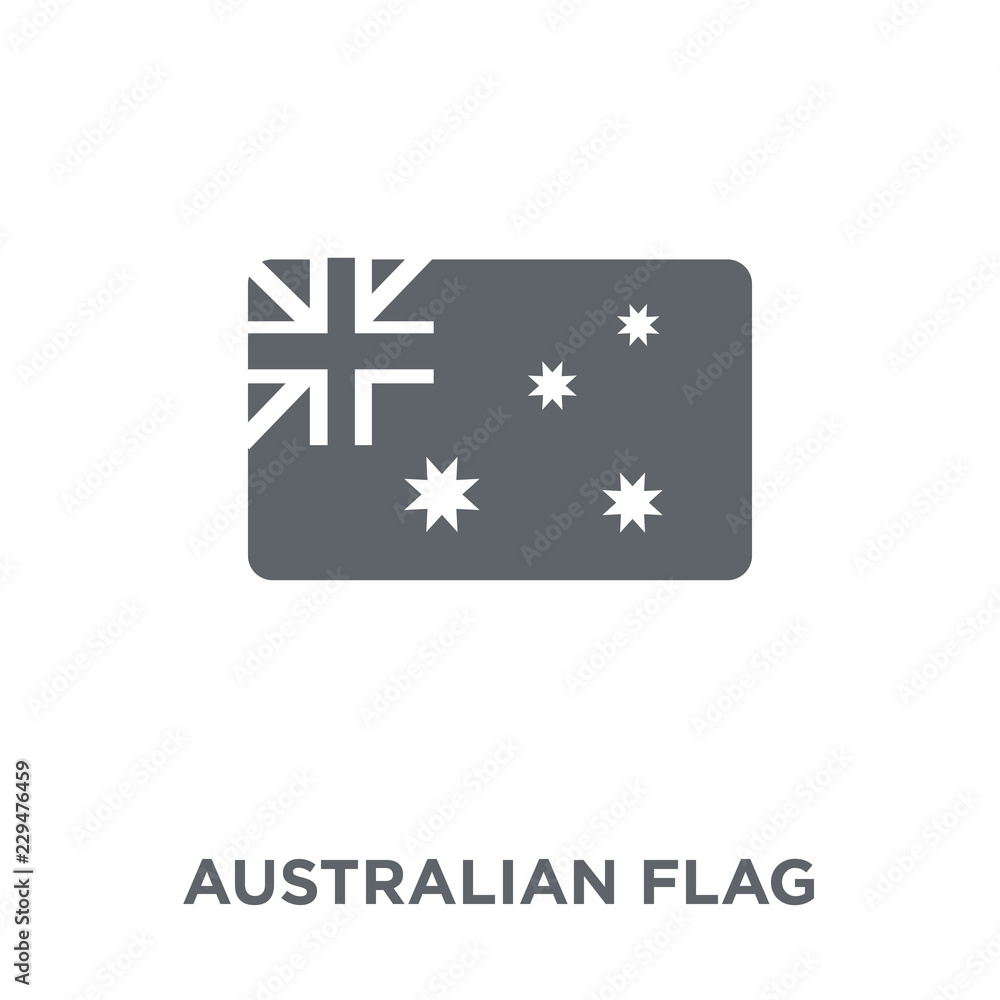 Australian flag icon from Australia collection. Australian flag icon from Australia collection.