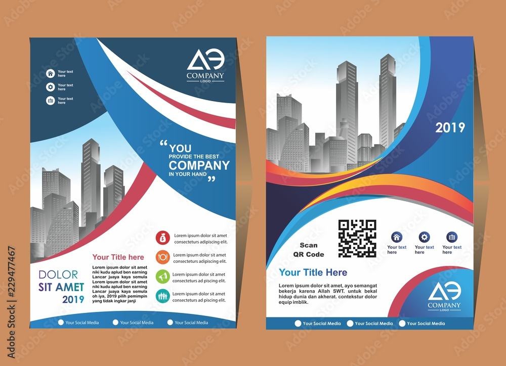 Vector Business brochure, flyers design template, company profile, magazine, poster, annual report, book & booklet cover, with green wavy line, and cityscape vector in background elements, size a4. Vector Business brochure, flyers design template, company profile, magazine, poster, annual report, book & booklet cover, with green wavy line, and cityscape vector in background elements, size a4.