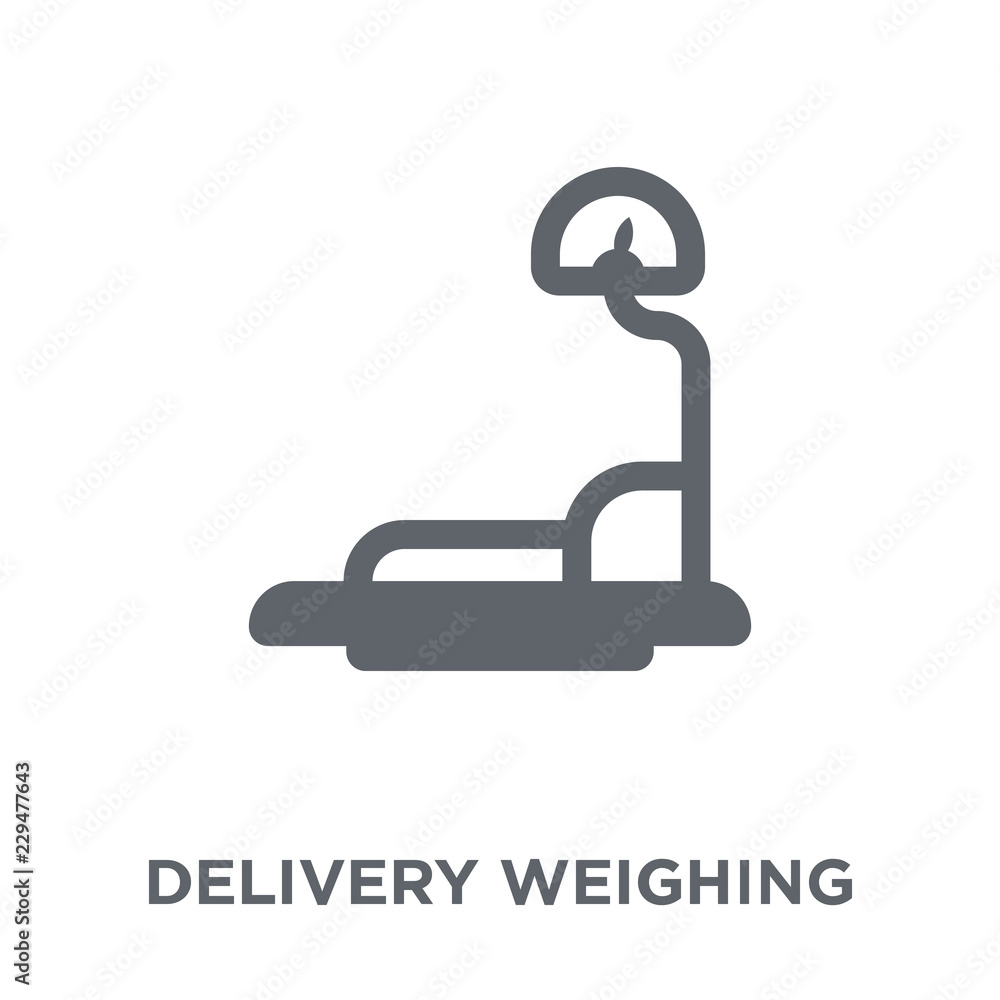 Delivery Weighing icon from Delivery and logistic collection. Delivery Weighing icon from Delivery and logistic collection.