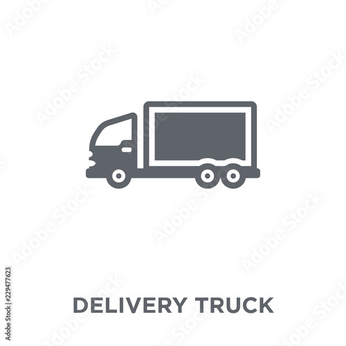 Delivery truck icon from Delivery and logistic collection.