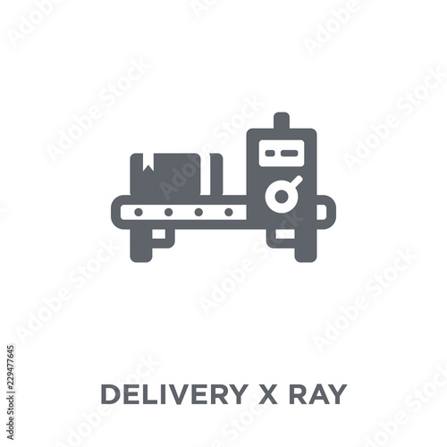 Delivery X ray icon from Delivery and logistic collection.