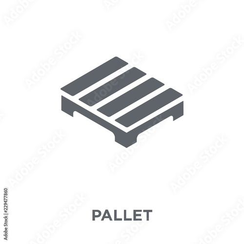 Pallet icon from Delivery and logistic collection.