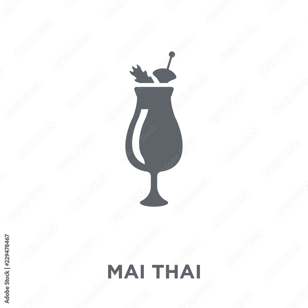 Mai thai icon from Drinks collection. Mai thai icon from Drinks collection.