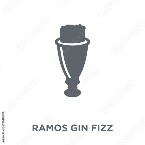 Ramos Gin Fizz icon from Drinks collection.