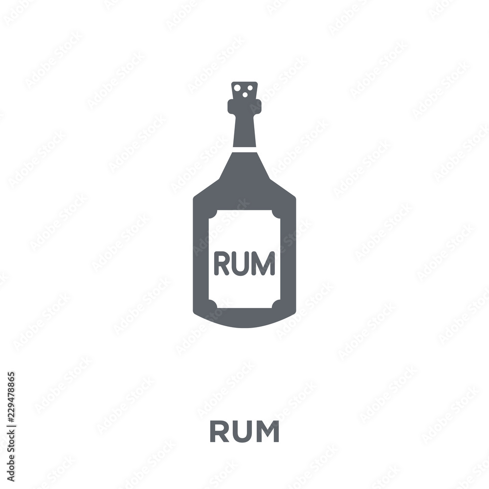 Rum icon from Drinks collection. Rum icon from Drinks collection.