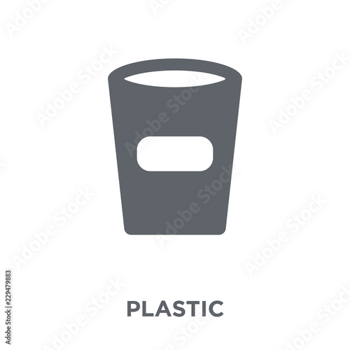 Plastic icon from Ecology collection.