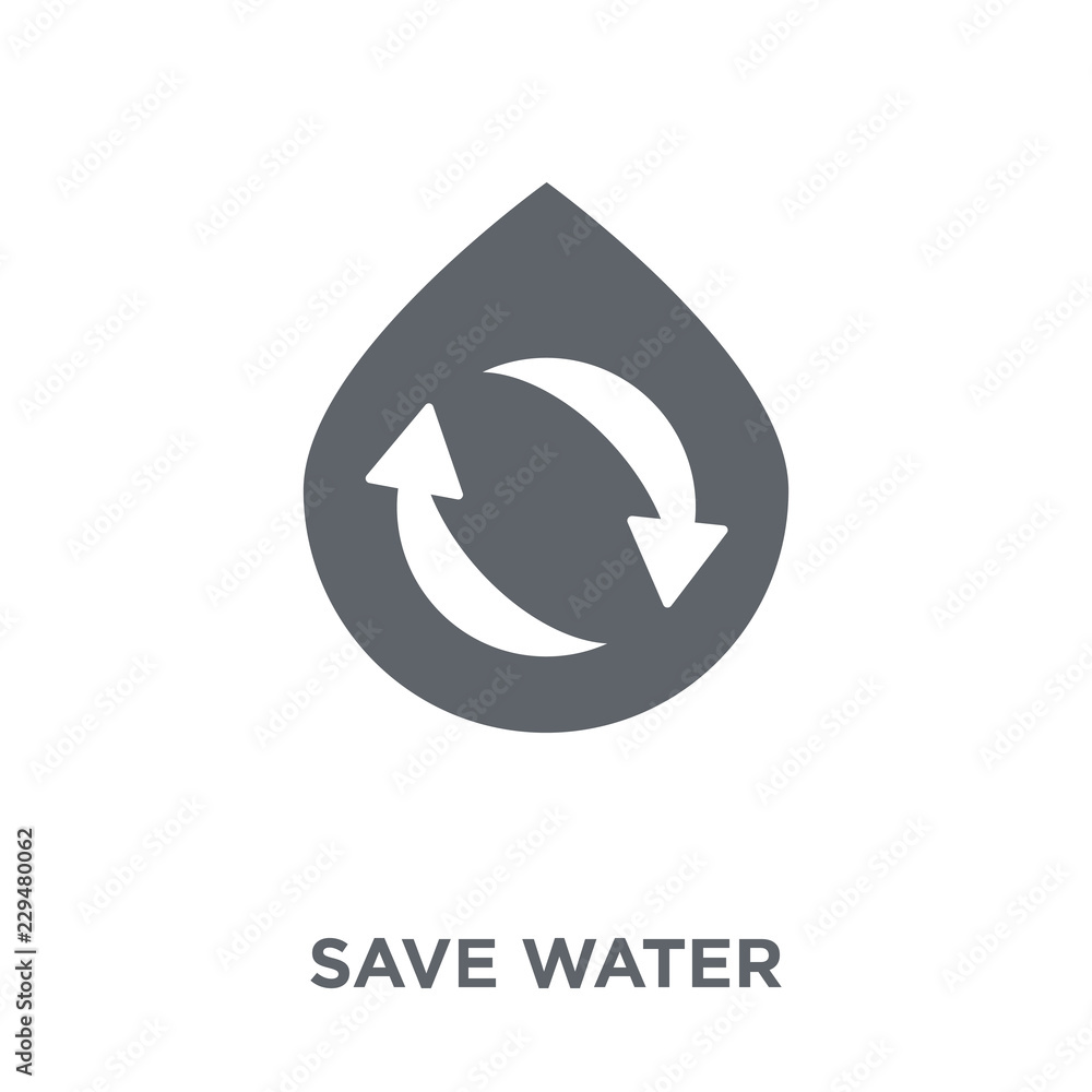 Save water icon from Ecology collection. Save water icon from Ecology collection.