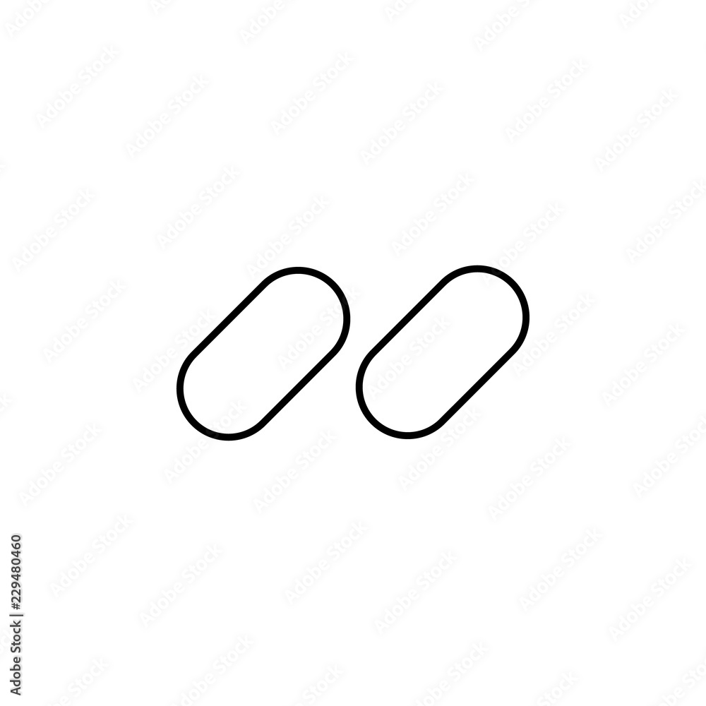 unlinked icon. Element of simple web icon. Thin line icon for website design and development, app development. Premium icon unlinked icon. Element of simple web icon. Thin line icon for website design and development, app development. Premium icon