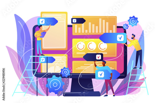 PR strategy concept vector illustration.