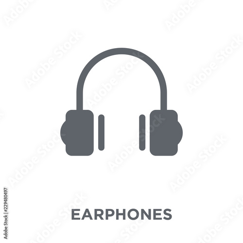 Earphones icon from Electronic devices collection.