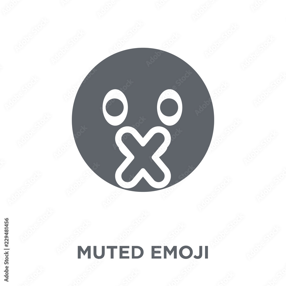 Muted emoji icon from Emoji collection. Muted emoji icon from Emoji collection.