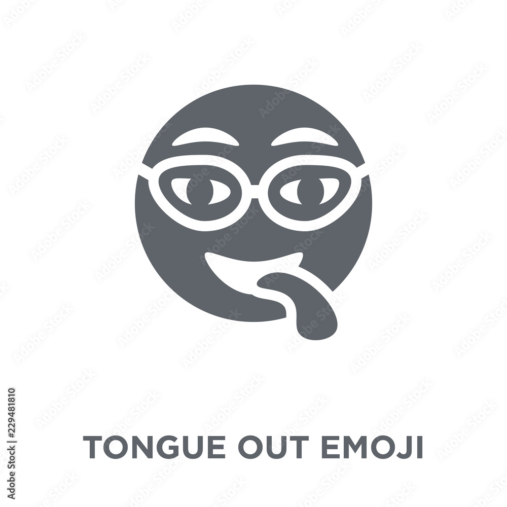 Tongue out emoji icon from Emoji collection. Tongue out emoji icon from Emoji collection.