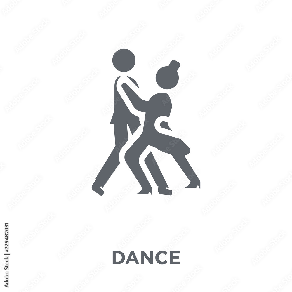 dance icon from Entertainment collection. dance icon from Entertainment collection.