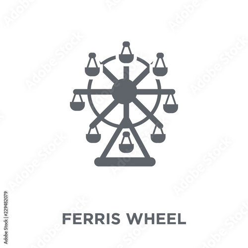 Ferris wheel icon from Entertainment collection.