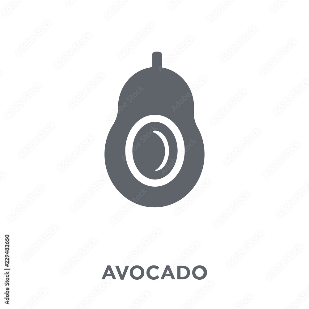 Avocado icon from Fruit and vegetables collection. Avocado icon from Fruit and vegetables collection.