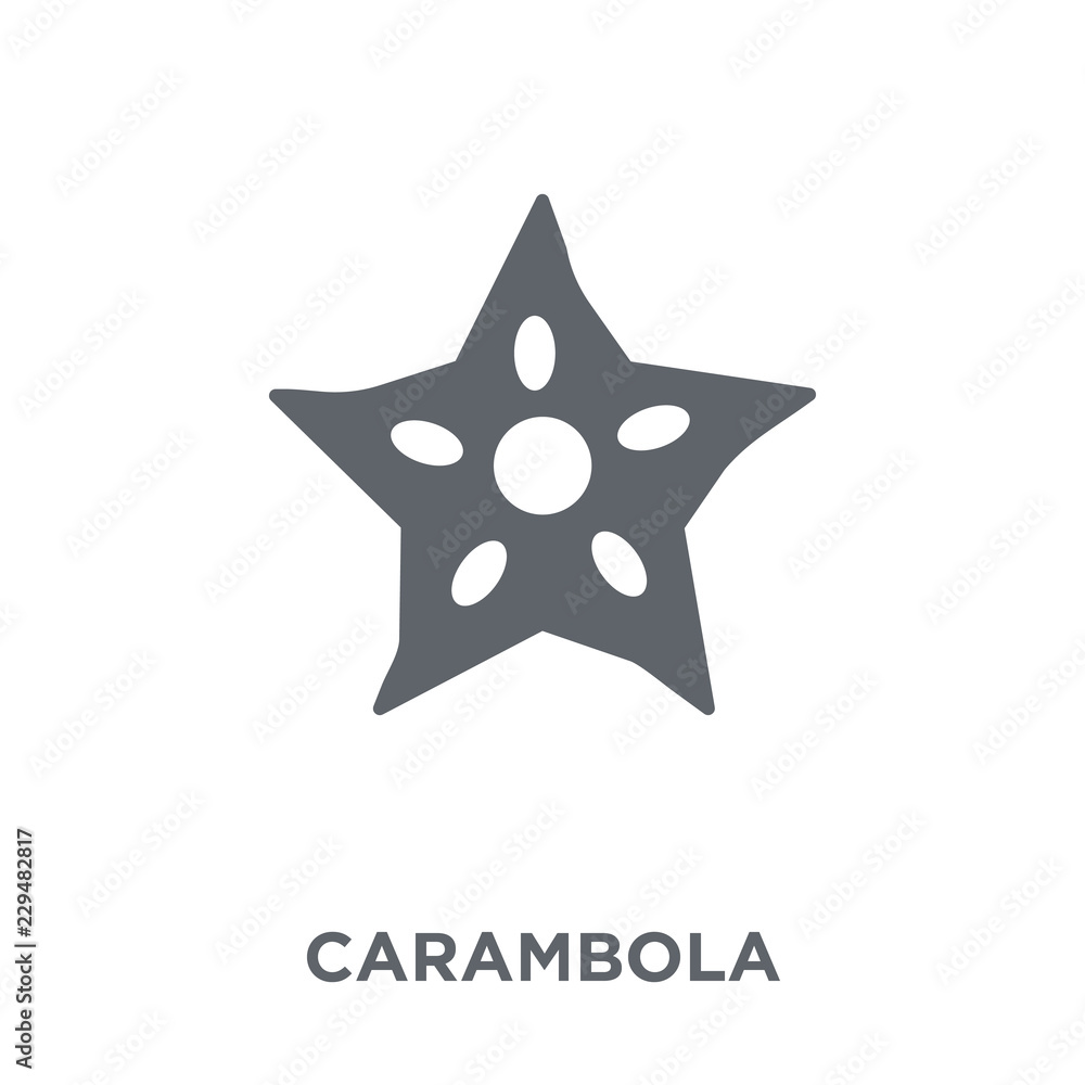 Carambola icon from Fruit and vegetables collection. Carambola icon from Fruit and vegetables collection.