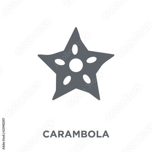 Carambola icon from Fruit and vegetables collection.