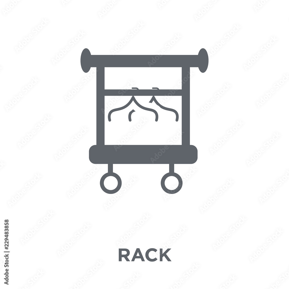 Rack icon from Furniture and household collection. Rack icon from Furniture and household collection.
