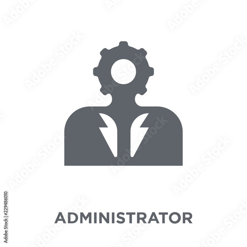 Administrator icon from Human resources collection.