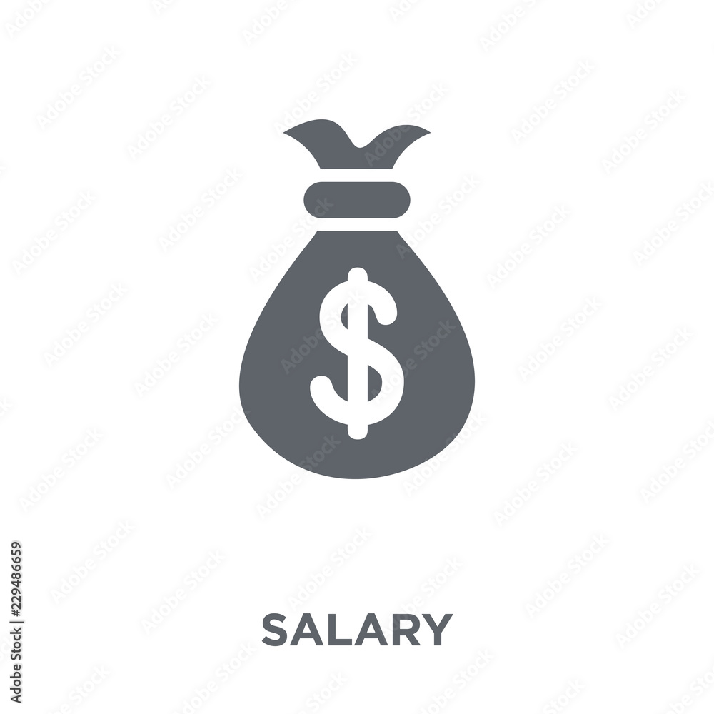 Salary icon from Human resources collection. Salary icon from Human resources collection.