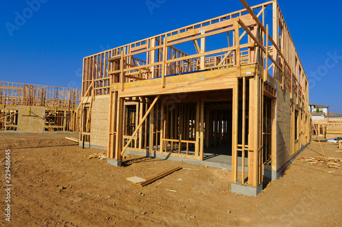New house construction