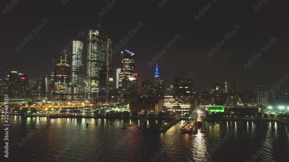 Hudson Yards Aerial, New York City Hudson Yards Aerial, New York City
