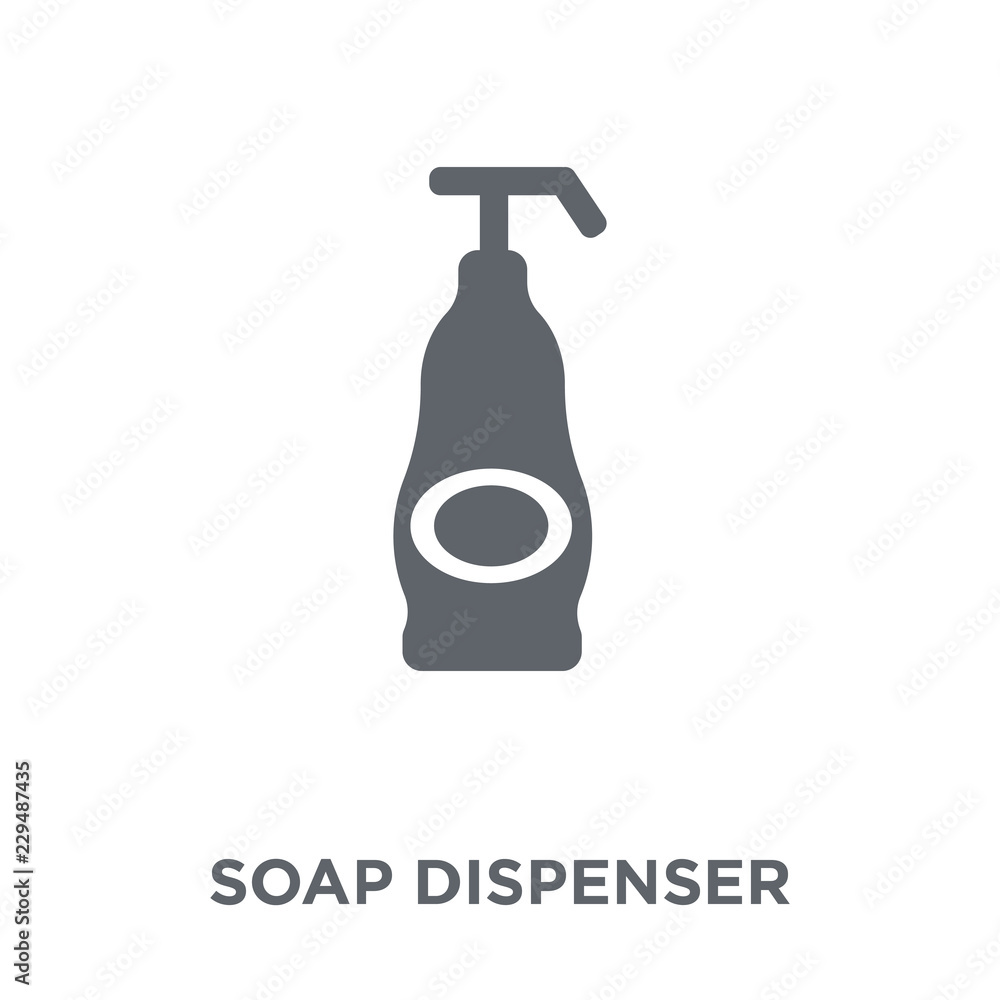 soap dispenser icon from collection. soap dispenser icon from collection.