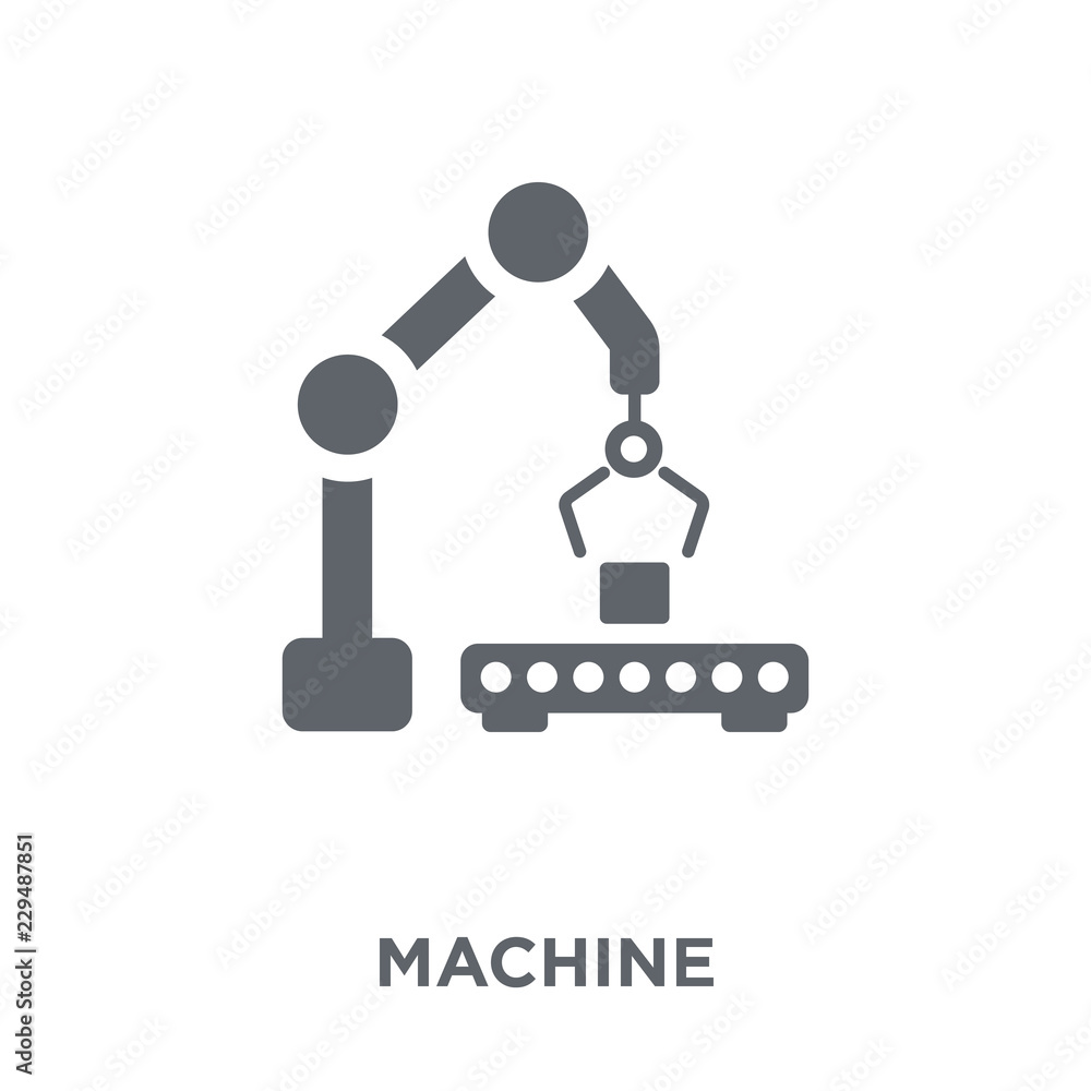 Machine icon from collection. Machine icon from collection.