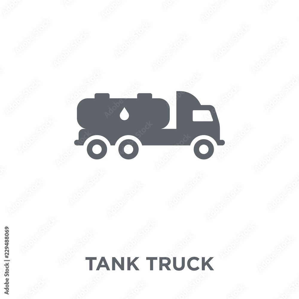 Tank truck icon from  collection.