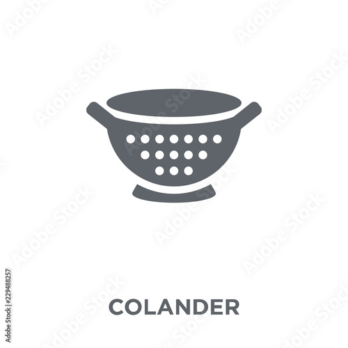 colander icon from Kitchen collection.