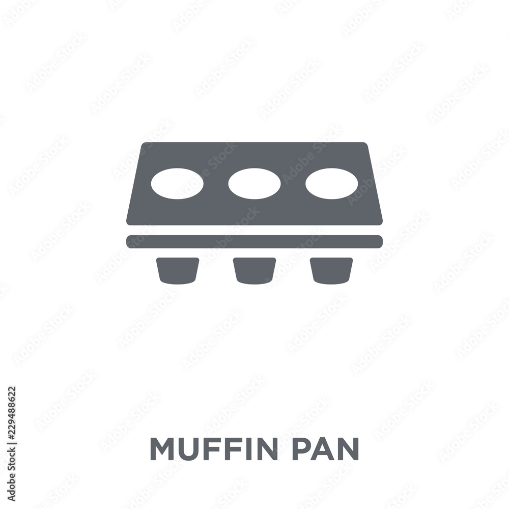 Fototapeta premium muffin pan icon from Kitchen collection.