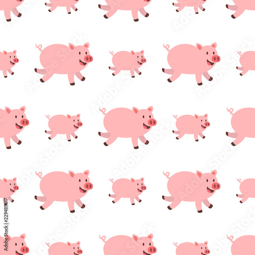 Pig seamless pattern © henrypark