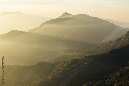 panoramic view of the mountains