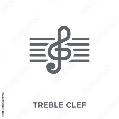 treble clef icon from  collection.
