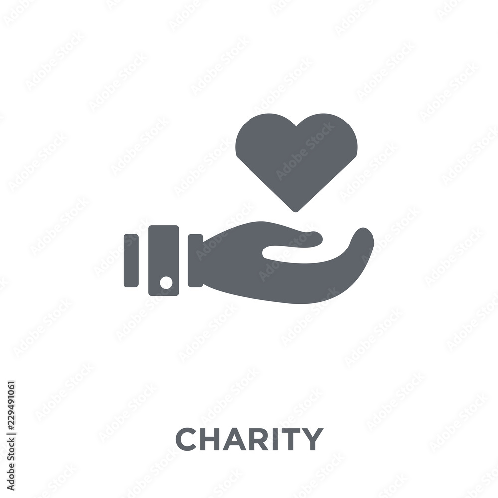 Charity icon from collection. Charity icon from collection.