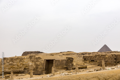 Pyramids and Sphinx in Giza