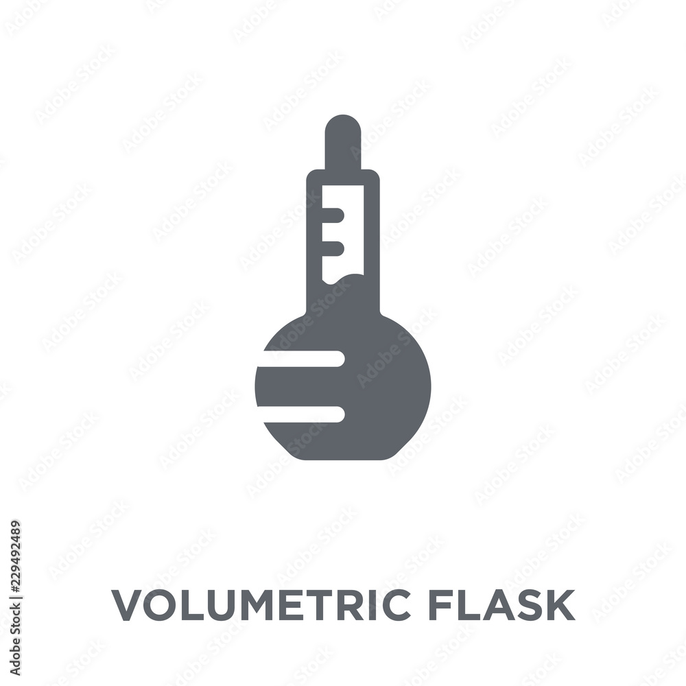 Volumetric flask icon from Science collection. Volumetric flask icon from Science collection.